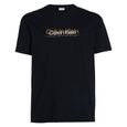 Tee shirt manches courtes Double flock logo t - Calvin klein-0