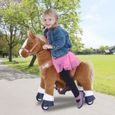 PonyCycle Draisienne ENFANT garcon fille 2 ans 3 ans 5 ans Trotteur 4 roues avec Frein Poney Porteur à Pédale Cadeau d'anniversaire-0