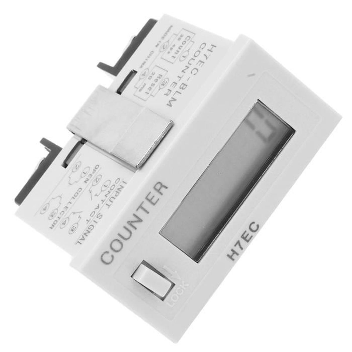 Compteur Électrique Numérique 8 Chiffres – Modèle REX-C400FK02-V – Totalisateur LCD Haute Précision – Pour Panneau Industriel