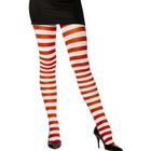 SMIFFY'S Collants rayés rouge et blanc femme