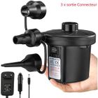 BRAND Ley Gonfleur Dégonfleur Electrique Pompe à air Electrique Portable avec 3 Buses pour Matelas Gonflable Camping Lit