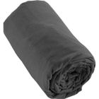 L'EFFET PAPILLON Drap housse - CANDICE - 160 x 200 cm - 100% coton - Bonnet 30 cm - Coloris Orage