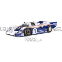 Voiture Miniature de Collection - SOLIDO 1/18 - PORSCHE 956 LH - Winner Le Mans 1982 - White / Blue / Red - 1805501