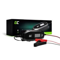 Chargeur automatique de batterie AGM GEL Acide Green Cell® (6V / 12V 48W 4A) avec testeur pour voiture scooter camion moto quad