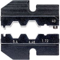 Matrice de sertissage pour connecteurs coaxiaux - KNIPEX 97 49 40 - Noir - A sertir