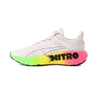 Chaussures de running Puma ForeverRun Nitro Futrograde - white/vert fluo - 45