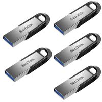 Clé USB - SANDISK - Ultra Flair 32Go - Gris - USB 3.0 - Lot de 5