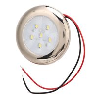Plafonnier LED 12V Pour Camping-car, Bateau – Montage Par Vis, 2,5W, Chromé