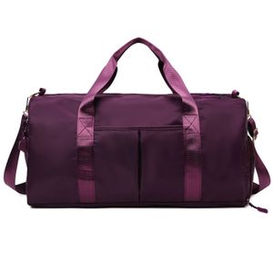 Sac De Sport Femme 20L Avec Compartiment à Chaussures - Yoga, Gym, Voyage - Noir - Poche Humide Incluse