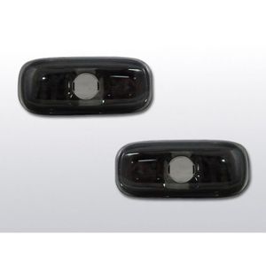2 Feu clignotant repetiteur fumé Audi A6 de 1997 à 2005 Tuning la PAIRE NEUF