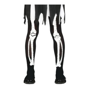 Farfouil en f/ête COLLANTS SQUELETTE NOIR ET BLANC