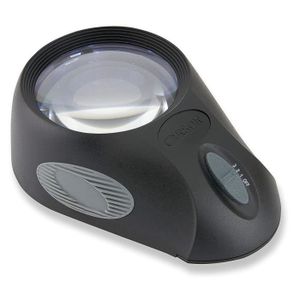 POT À TABAC Carson LumiLoupe Loupe A Pied Avec Fonction Éclairage Par LED De Très Grande Intensité Lumineuse Grossissement 5x -