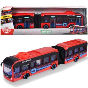 VOITURE - CAMION Jouet Bus articulé Volvo Dickie Toys 40 cm Rouge pour enfant