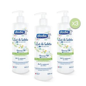 LAIT - LINIMENT DODIE Lot de 3 laits de toilette 500ml