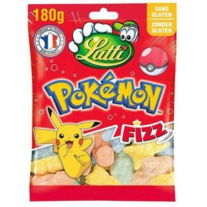 CHOCOLAT BONBON LUTTI Bonbons Pokémon Fizz - Sans gluten - 180 g