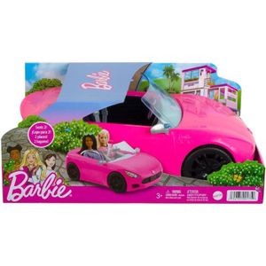 Barbie Voiture tout-terrain, véhicule 4 places turquoise avec carosserie  éclaboussée de boue, poupée blonde incluse, jouet pour enfant, FGC99 :  : Jeux et Jouets
