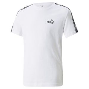 T-SHIRT T-shirt Blanc Garçon Puma Tape
