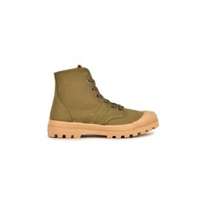 BASKET Baskets montantes femme Pataugas Originale/T F4G - Vert militaire - Textile - Lacets