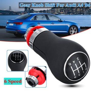 Pour Audi A5 2007-2015 Automatique DSG Gear Stick guêtres en cuir noir