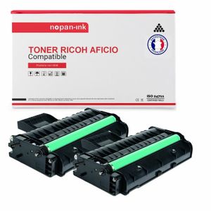 2x ECO Toner für Ricoh Aficio SP-5200-shw SP-5200-s SP-5200-sht SP-5210-dnhw 
