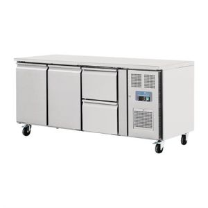 Réfrigérateur tiroir Table réfrigérée - 2 portes 2 tiroirs - Polar