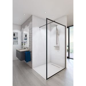 Paroi retour porte de douche factorx 80x200 cm - Mr.Bricolage