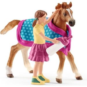 FIGURINE - PERSONNAGE SCHLEICH Figurine 42361 - Cheval - Poulain avec co