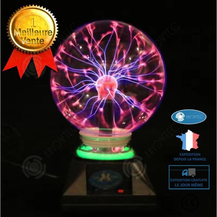 Boule électrostatique exécution exquise décorative grande boule de plasma  de doigts de crâne créatif style-C3 - Cdiscount Maison