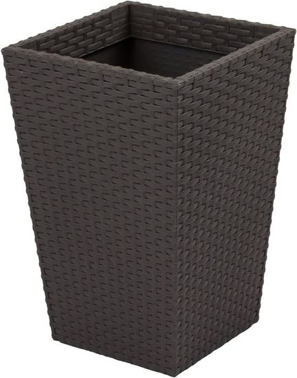Lechuza – Pot De Fleurs D'Interieur – Premium Cube – Réserve D'Eau