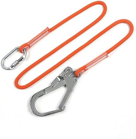 Corde D’escalade Professionnelle 60 Cm – Nylon Haute Résistance 22 KN, Antichute, Pour Alpinisme, Spéléo Et Sauvetage
