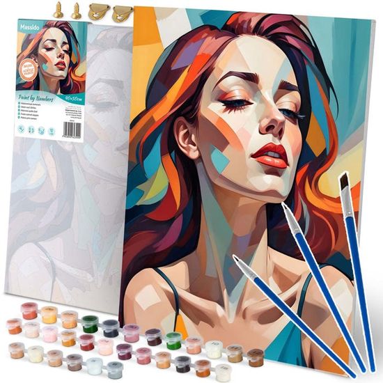 Educa Coffret Créatif Bluey 3 En 1 – Peinture Par Numéros, Figurines 3D à Décorer, Pochoirs, Dès 3 Ans
