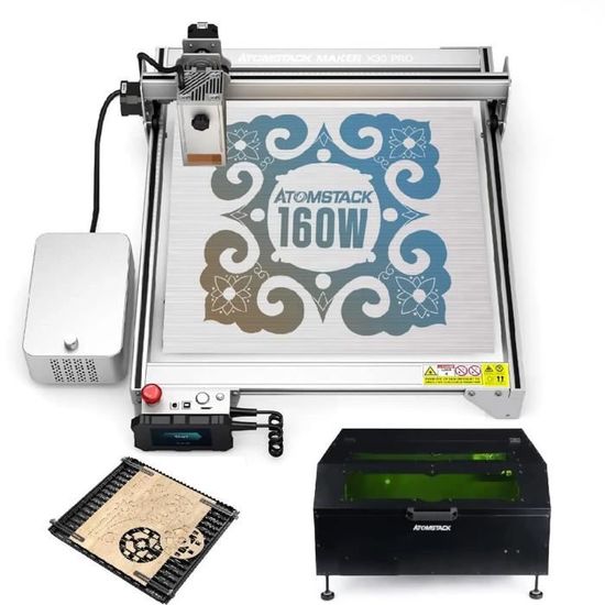 Module Laser 80W (10W Optique) 12V – Avec Assistance Air, Pour Graveur CNC DIY