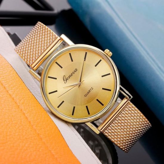 Montre geneva pour deals femme prix