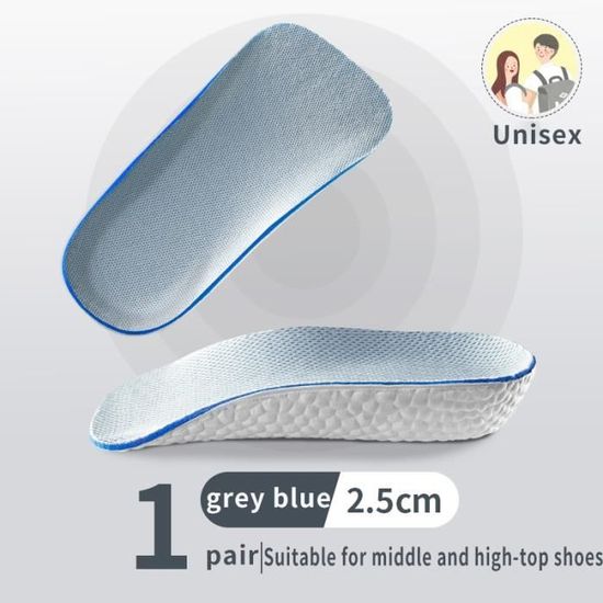 Semelles Orthopédiques Braven Lift 2.0 - Augmentation Hauteur Discrète, Technologie Cloud 4D, Confort Et Soutien Pour Homme/femme