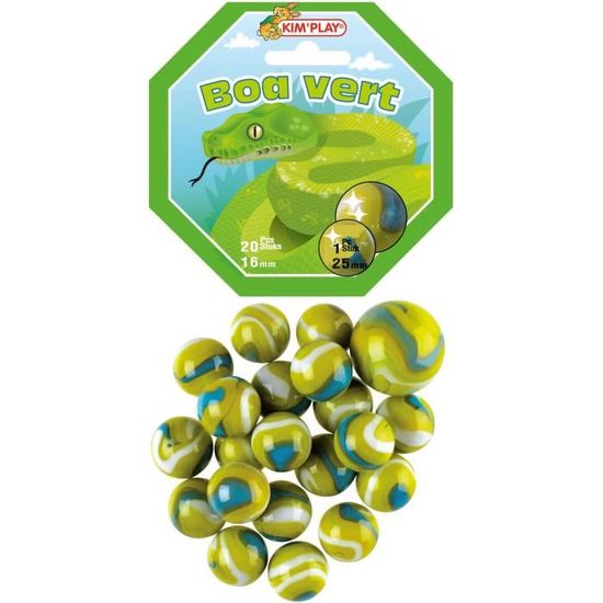Kimplay Billes Œil De Dragon, Lot de 20+1, 9072