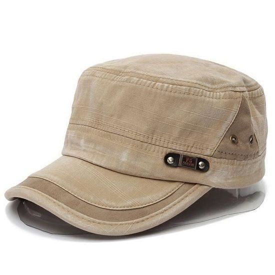 Casquette Militaire à Pics - Chapeau De Soleil Unisexe Adulte En Coton - Taille Unique