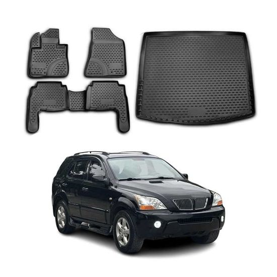 Tapis de coffre Kia Sorento II, carrosserie suv, fabrication 2009 - 01.2015, 5 places | 192933BSC