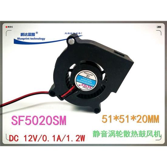 DJHAQDM Per SANLY SF5015SL SF5015SM 12V 0.06A 5015 5CM Blower - Foto 9