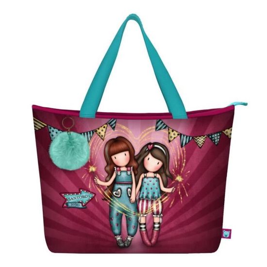 Sac à Main Enfant Gorjuss Smitten Kitten - Multicolore, Taille M - Pour Fille Et Garçon