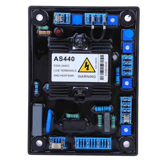 Régulateur De Tension SX460 AVR Pour Générateur - Entrée 190-264V - Sortie 90V DC Max - 4A Continu