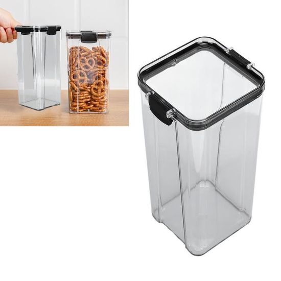 Tala Boîte de conservation en verre transparent nervuré avec couvercle à visser - Contenance : 1250 ml - Idéal pour stocker tous les types de sucre en cubes ou granulés Tala Boîte de conservation en verre transparent nervuré avec couvercle à visser - Contenance : 1250 ml - Idéal pour stocker tous les types de sucre en cubes ou granulés