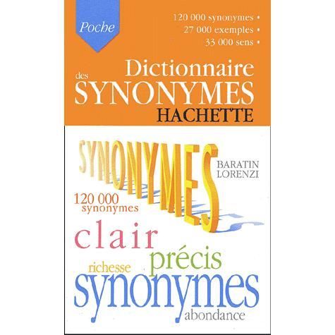 synonymes hachette dictionnaire