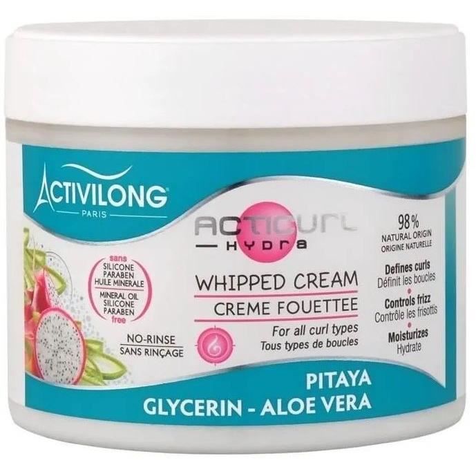 ACTIVILONG Crème fouettée Acticurl Hydra - Pitaya, glycerine et aloe vera - 300 ml