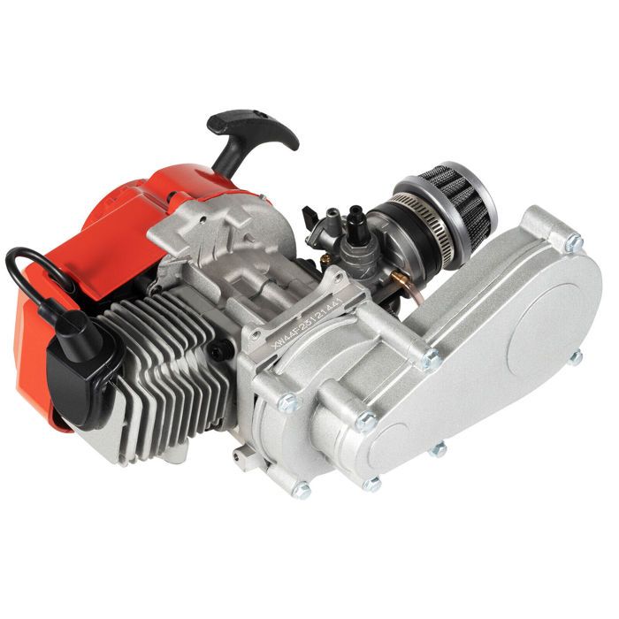 Moteur de moteur à démarrage par traction 49cc à 2 temps refroidi par air pour mini scooter ATV de vélo de saleté