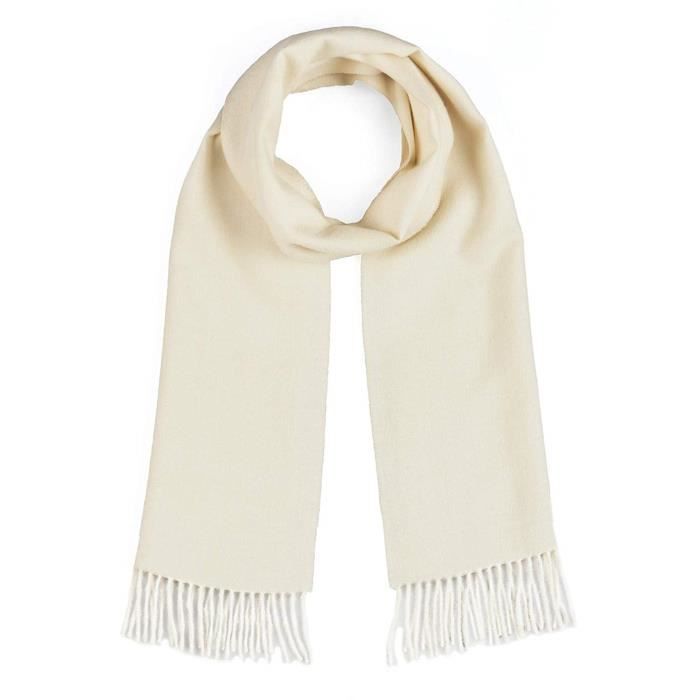 Serre-Tete Professionnel FVWJV 100% laine d'alpaga pur écharpe, solides sans colorant naturel Couleurs pour &