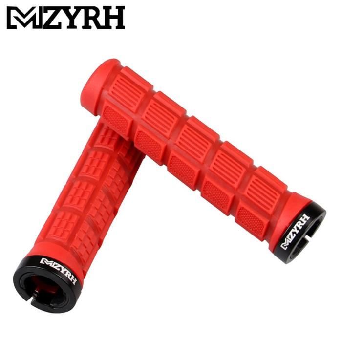 Accessoires Vélo-Décoration Vélo Vélo de montagne Vélo Vélo VTT Guidon Poignées Caoutchouc Antidérapant Poignée Poignée
