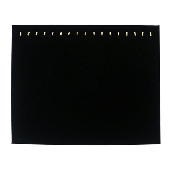 1 pc porte-bijoux 17 crochets Simple velours cou chaîne organisateur titulaire présentoir pour magasin JEWELERY DISPLAY