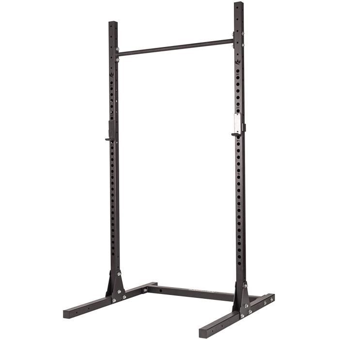KingsBox Royal Squat Rack SX-15, Fabriqué en Europe, Musculation avec Poids, Haltères, Tractions, Développé Couché, Squats, Sal A322