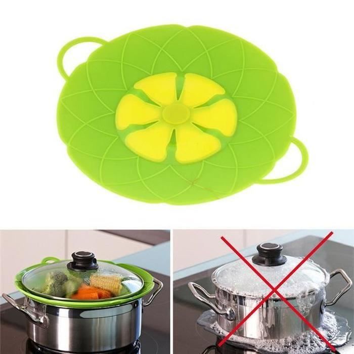 1Pcs Fleur Forme Couvercle Pot Silicone Anti-débordement Couvercle Pot Fuite Sur Déversement Couvercle Four Couvercle Pour Couvercle
