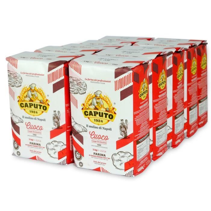 Caputo - Farine Type 00 Cuoco (Chef) 1Kg (Paquet 10 Pièces)